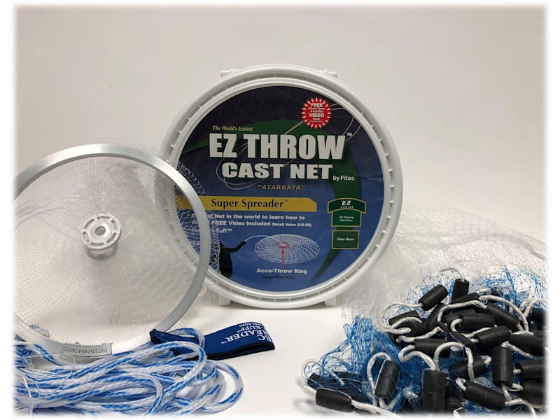 Fishing Nets Fitec Super Spreader Easiest Cast Net To Throw EZ