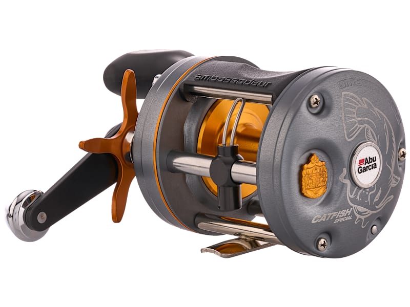 Catfish Abu Garcia Baitcaster With Bait Clicker Bait Casting Reels