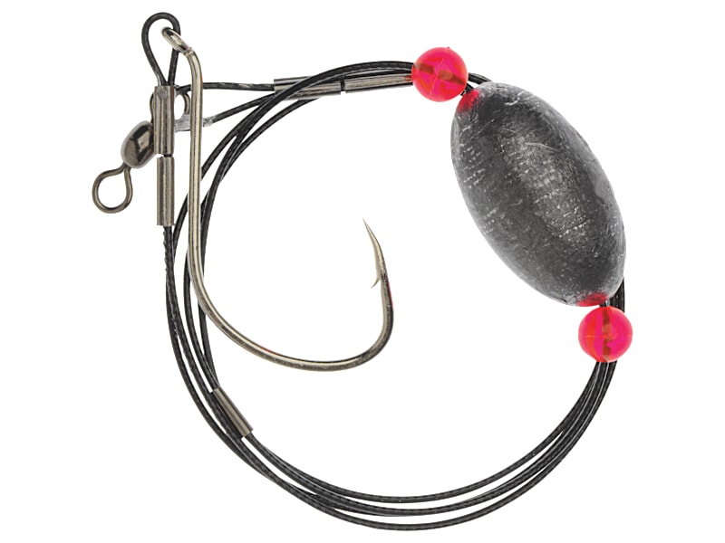 Fishing Terminal Tackle Eagle Claw Salmon Mooching Rig - 25 LB Fixed 4/ ...