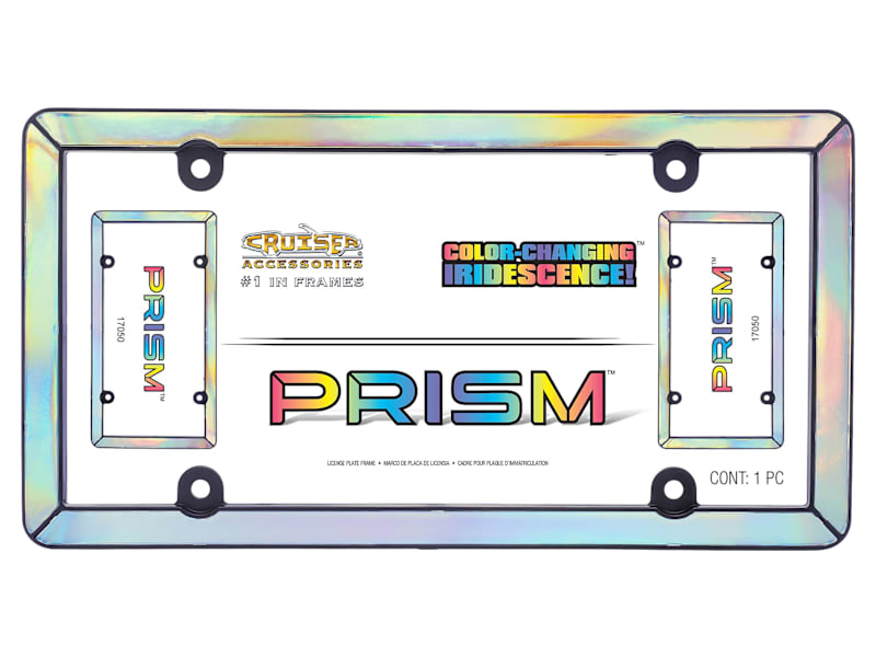 Cruiser Accessories Prism Iridescent License-Plate Frame