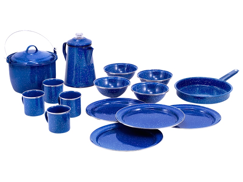 GSI Outdoors Pioneer Dinnerware and Cookware Camp Set