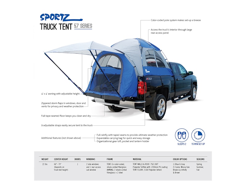 Napier 57 Series Sportz Truck Tent | Cabela's