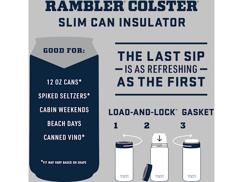 YETI Rambler 12-oz. Colster Slim Can Cooler