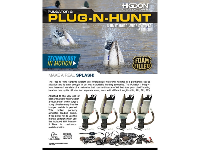 Higdon Decoys Pulsator 2 Plug-N-Hunt Motion Duck Decoy System
