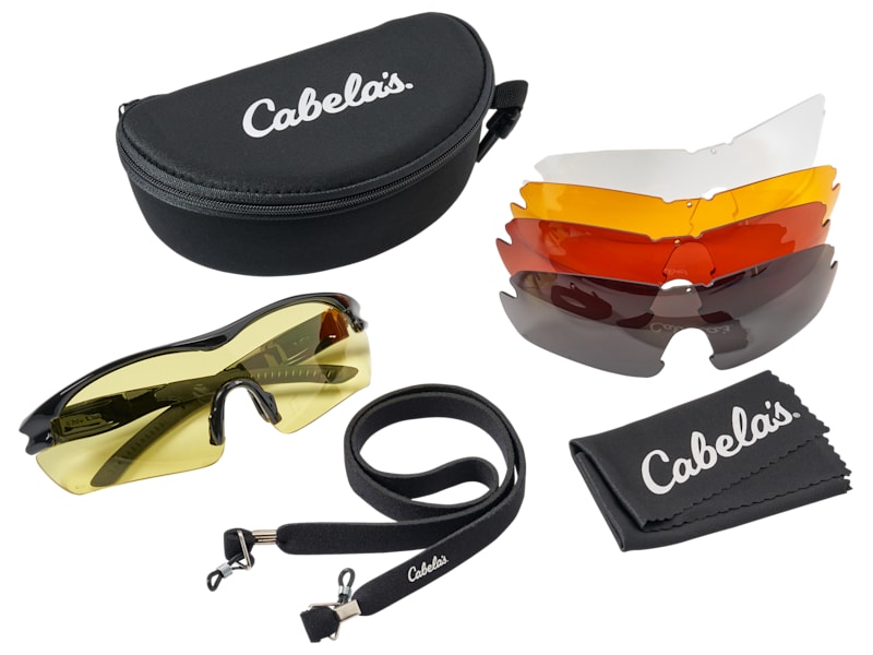Cabela's 5-Lens Interchangeable Shooting Glasses Kit