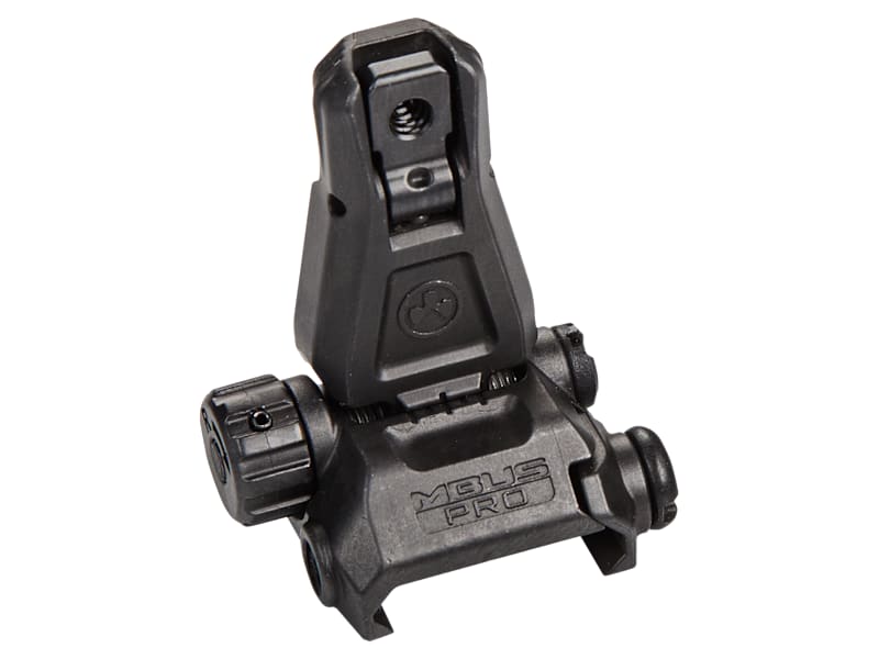 実物Magpul MBUS Pro（Front.Rear） Magpul MBUS Pro Front Sight: Steel Backup Flip-Up Sight for