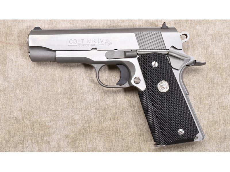 COLT MK Ⅳ コンバットコマンダーモデル グンゼ] コルト Mk.IV シリーズ80 コンバットコマンダー (中古