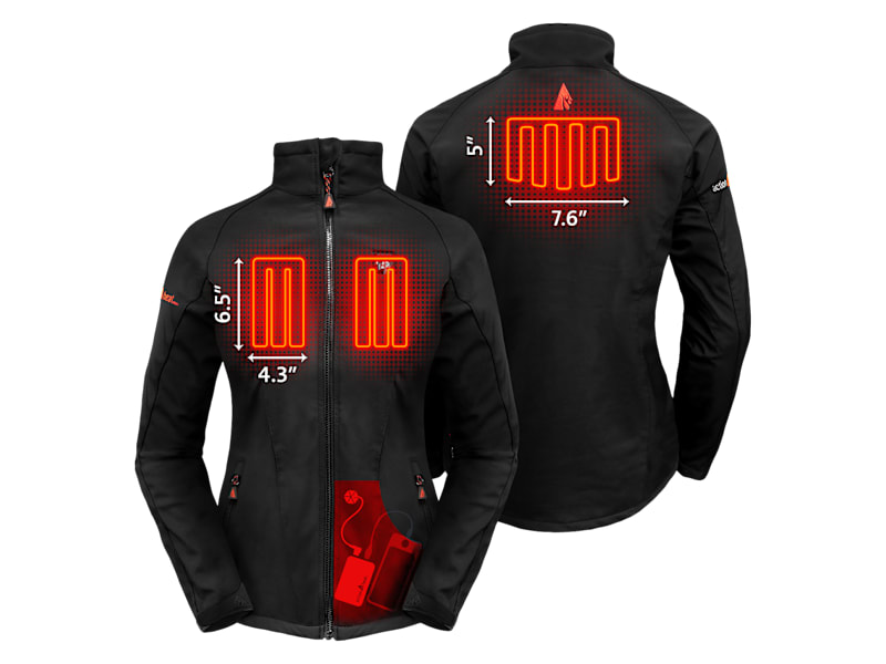 ActionHeat 5V Battery Heated Jacket for Ladies
