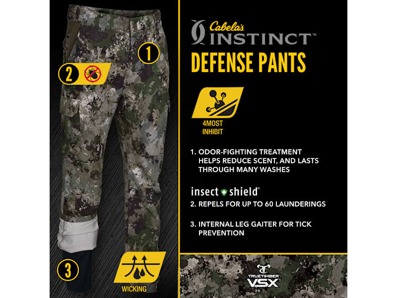 Cabela's Instinct Defense Pants with Insect Shield for Men