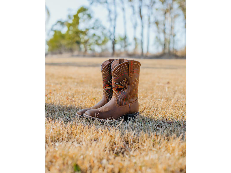 取寄) アリアット メンズ ブッカー ウルトラ スクエア トゥ ウェスタン