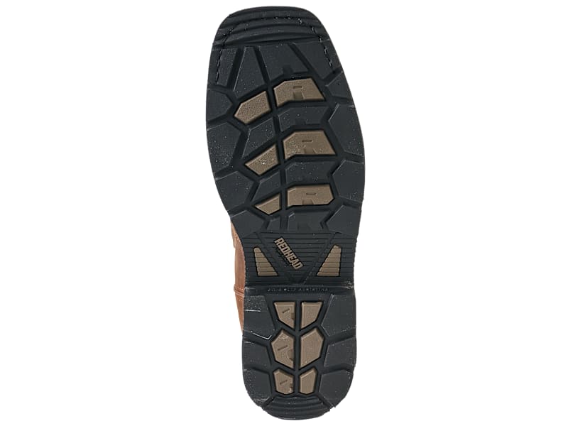 Redhead Pinedale Camo Waterproof Square-Toe Western Work Boots for Men
