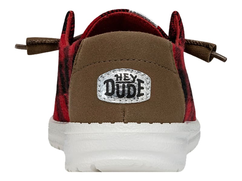 HEYDUDE Wendy Buffalo Plaid Casual Shoes for Ladies Mack's