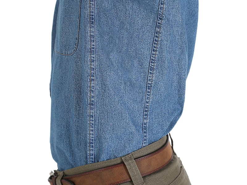 RIGGS WORKWEAR by Wranglar リッグス デニムシャツ Wrangler® RIGGS Workwear® Ground Cloth Denim Work Shirt