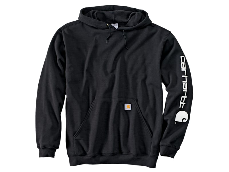 Carhartt Loose-Fit Midweight Logo Hoodie for Men | Bass Pro