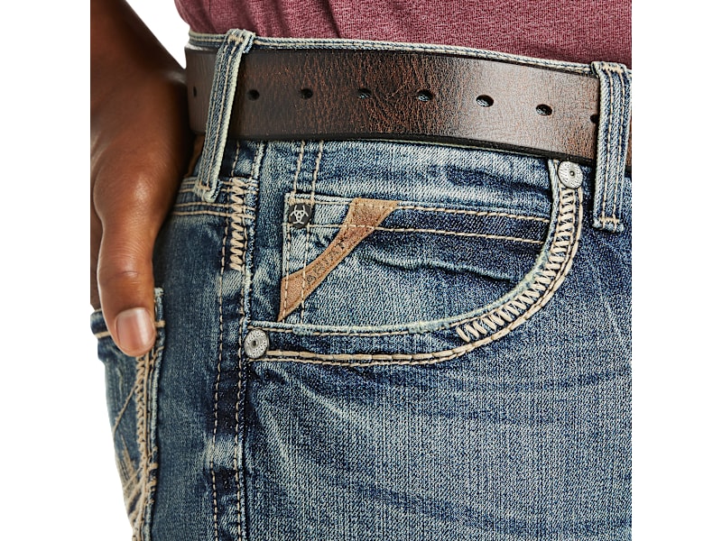 Ariat M5 Slim Gambler Stackable Straight Leg Jeans for Men