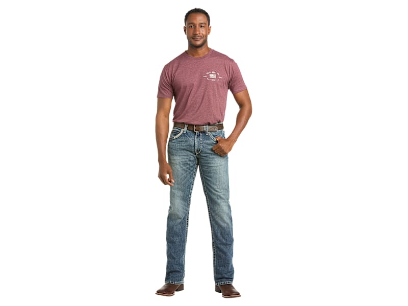 Ariat M5 Slim Gambler Stackable Straight Leg Jeans for Men