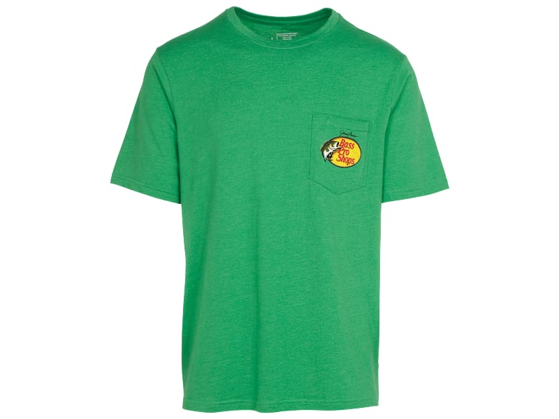 Bass Pro Shops Woodcut Logo Short-Sleeve Pocket T-Shirt for