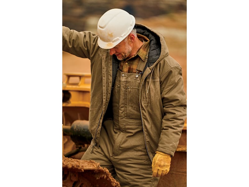 RedHead Pro Series Insulated Canvas Hooded Work Jacket for Men