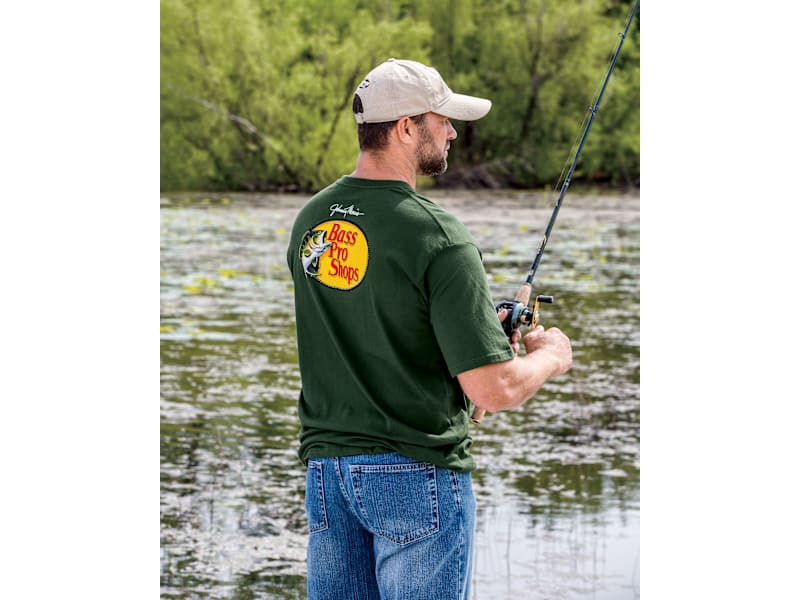 Bass Pro Shops Woodcut Logo Short-Sleeve T-Shirt for Men