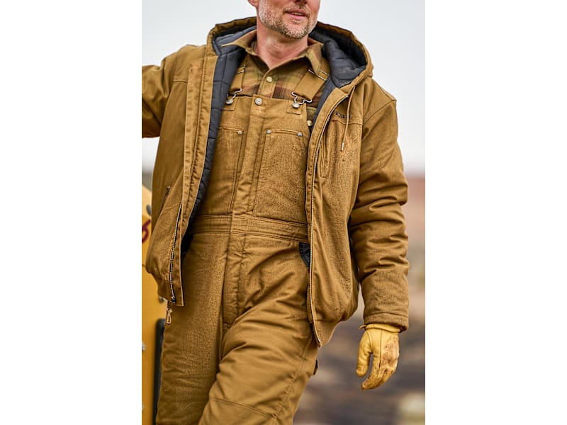 RedHead Pro Series Insulated Canvas Hooded Work Jacket for Men