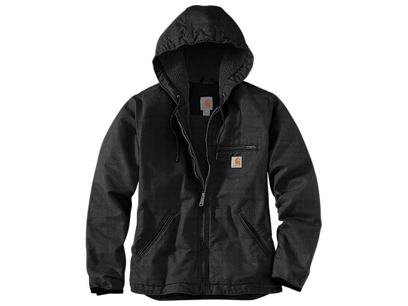 Carhartt Loose-Fit Washed Duck Sherpa-Lined Jacket for Ladies