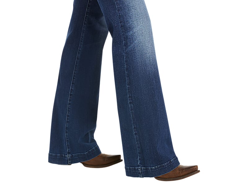 Ariat Mid-Rise Stretch Kelsea Wide-Leg Jeans for Ladies