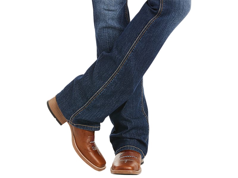 Ariat R.E.A.L. Perfect Rise Bootcut Rosa Jeans for Ladies