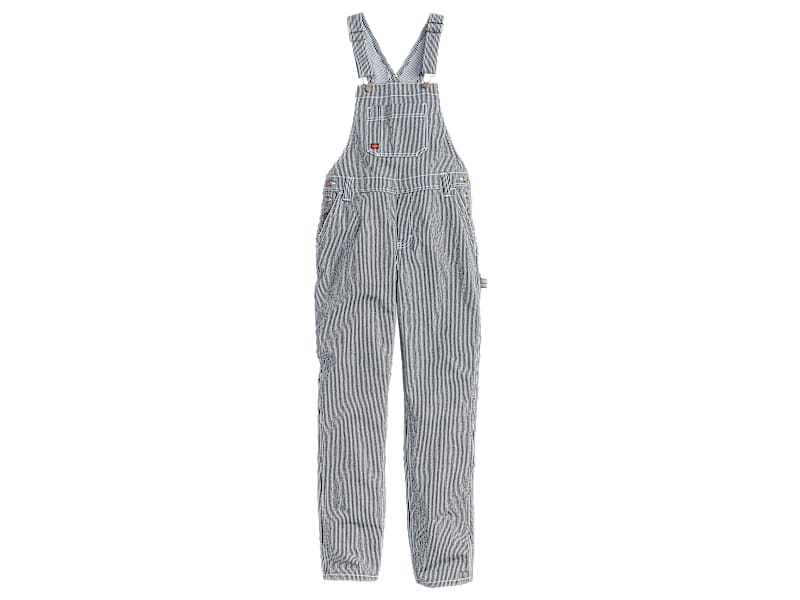 Salopette Dickies Pour Femme - Denim Confortable à Rayures - Style Boyfriend