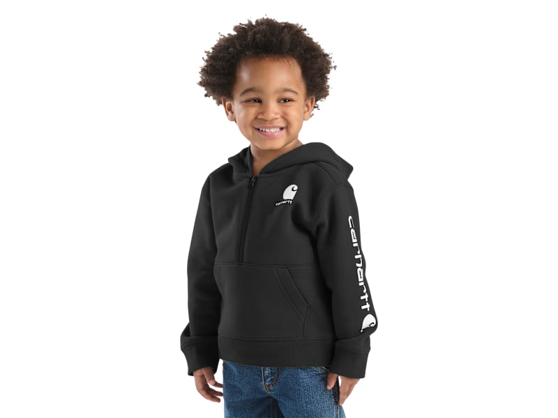 Carhartt Half-Zip Long-Sleeve Hoodie for Toddlers