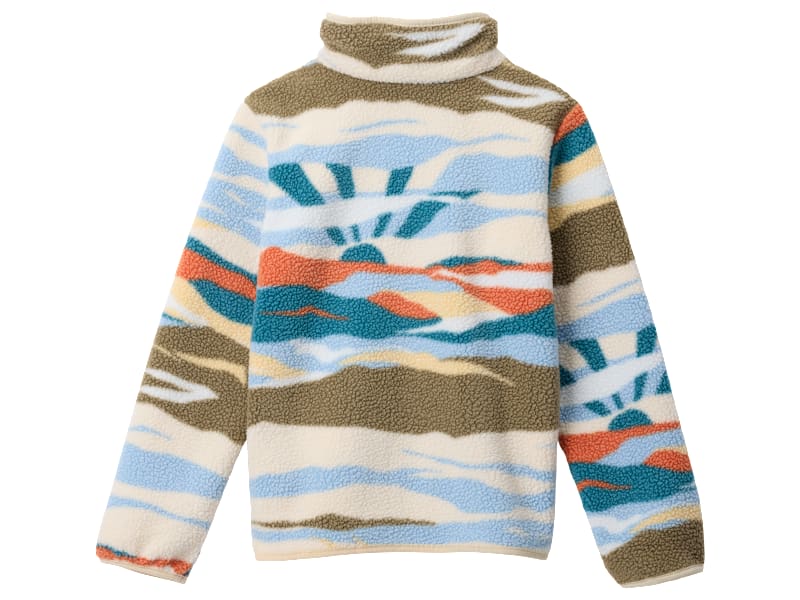 Columbia Girls' Helvetia II Printed Half Snap Fleece Jacket - Little & Big Kid Sizes