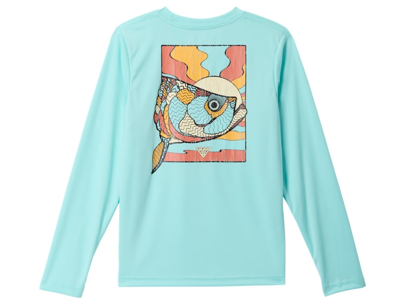 Columbia Terminal Tackles T-shirt Manches Longues Columbia PFG Garçon - Protection UV 50 - Respirant Columbia PFG Manches Longues