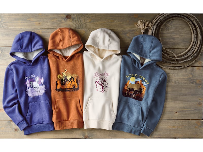 Bass Pro Shops Western Graphic Hoodie for Toddler Girls