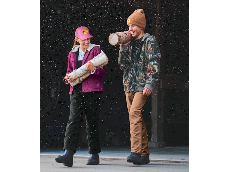Bass Pro Shops Snap-Front Hooded Work Jacket for Kids | Bass