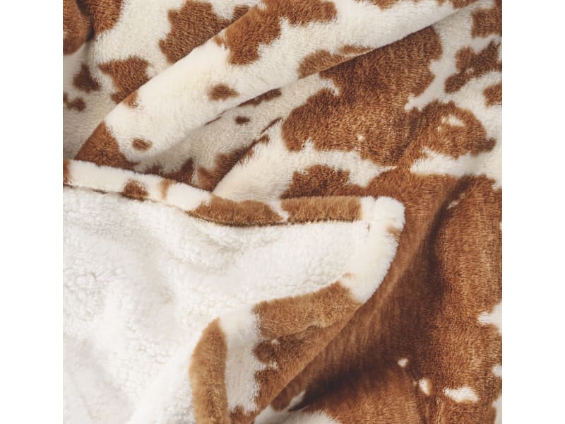 White River Home Faux-Fur Foot Pocket Throw Blanket