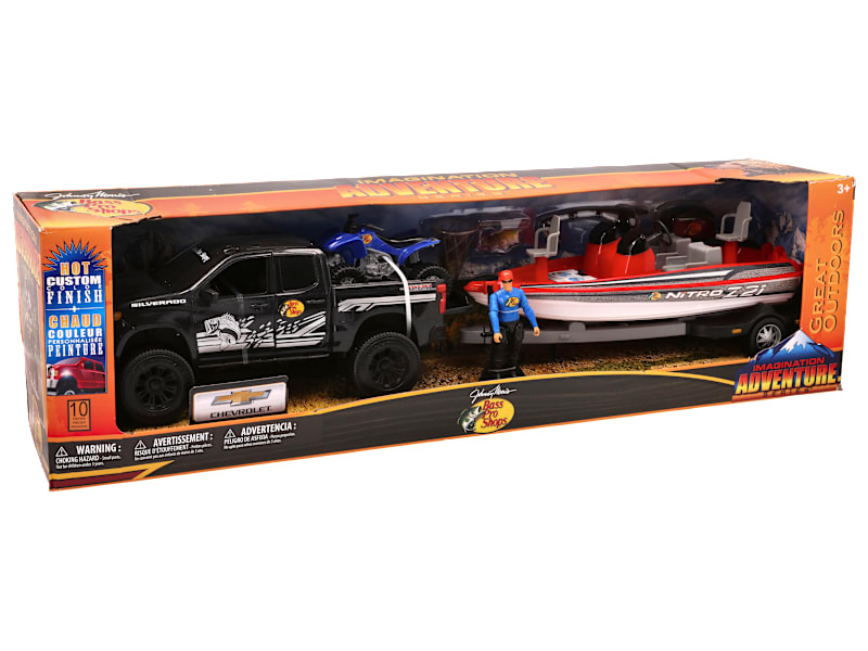 Toy Pontoon Bass Pro Bass Pro Shops Imagination Adventure Chevy