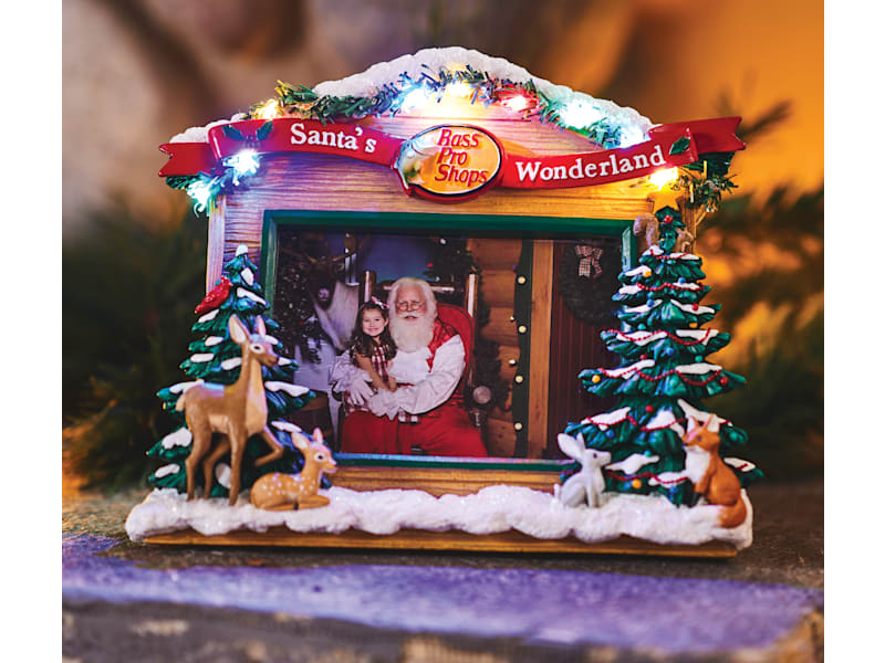 Bass Pro Shops Santa's Wonderland Forest Animals Picture Frame