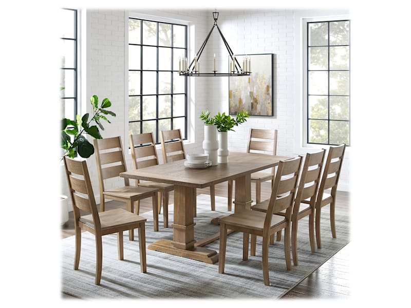Crosley Furniture Joanna Piece Rustic Dining Set Modern Farmhouse