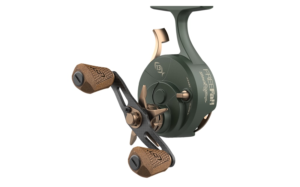 13 Fishing FreeFall Trick Shop Inline Ice Reel