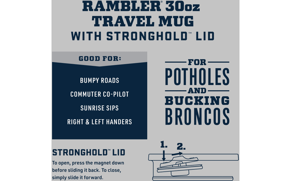 YETI Rambler 30-oz. Travel Mug with Stronghold Lid