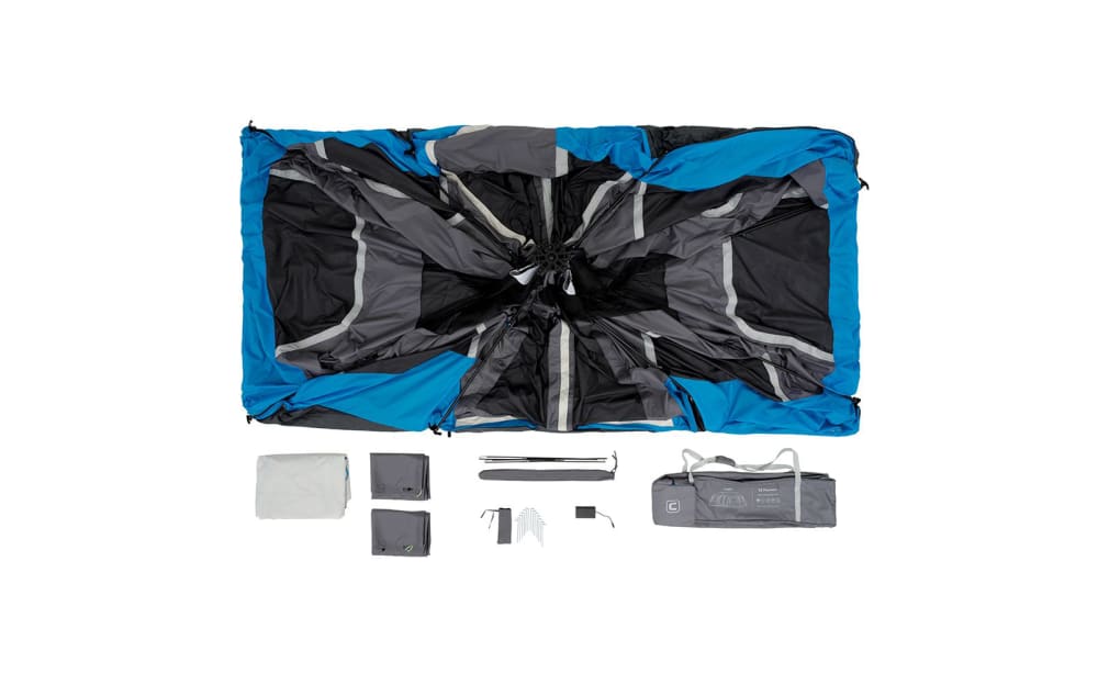 Core Equipment 12-Person 3-Room Lighted Instant Cabin Tent