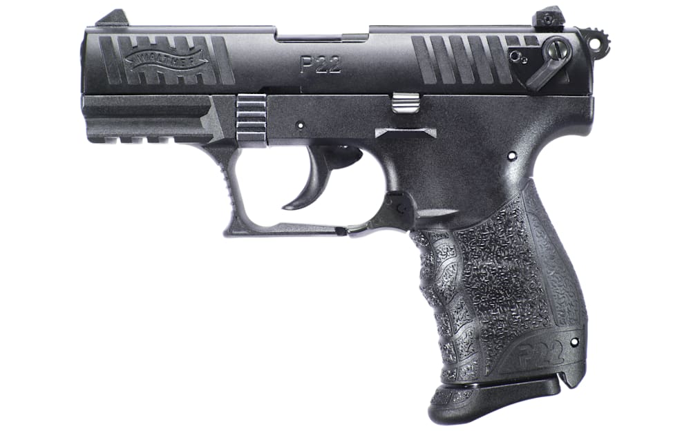 Walther P22Q Semi-Auto Rimfire Pistol - .22 Long Rifle - Black