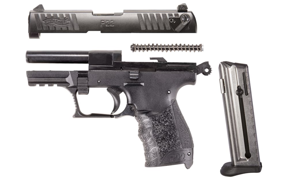Walther P22Q Semi-Auto Rimfire Pistol - .22 Long Rifle - Black