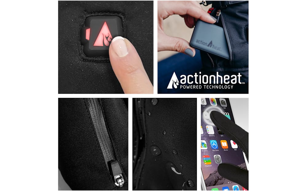 SHE Outdoor Web-Enabled 5V Battery-Heated Gloves