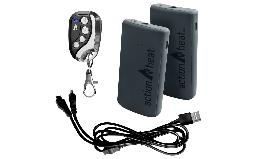 ActionHeat Wool 3.7V Rechargeable Heated Socks 2.0 with Remote