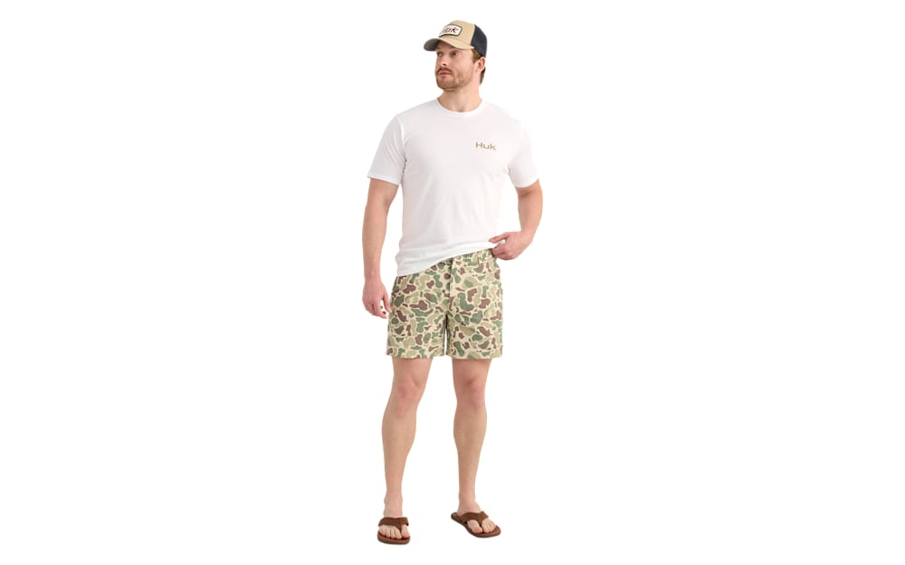 Huk NXTLVL Camp KC Print Shorts