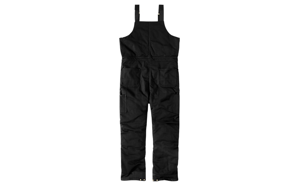 Carhartt Firm Duck Extreme-Warmth Loose-Fit Insulated Bib Overalls for Men