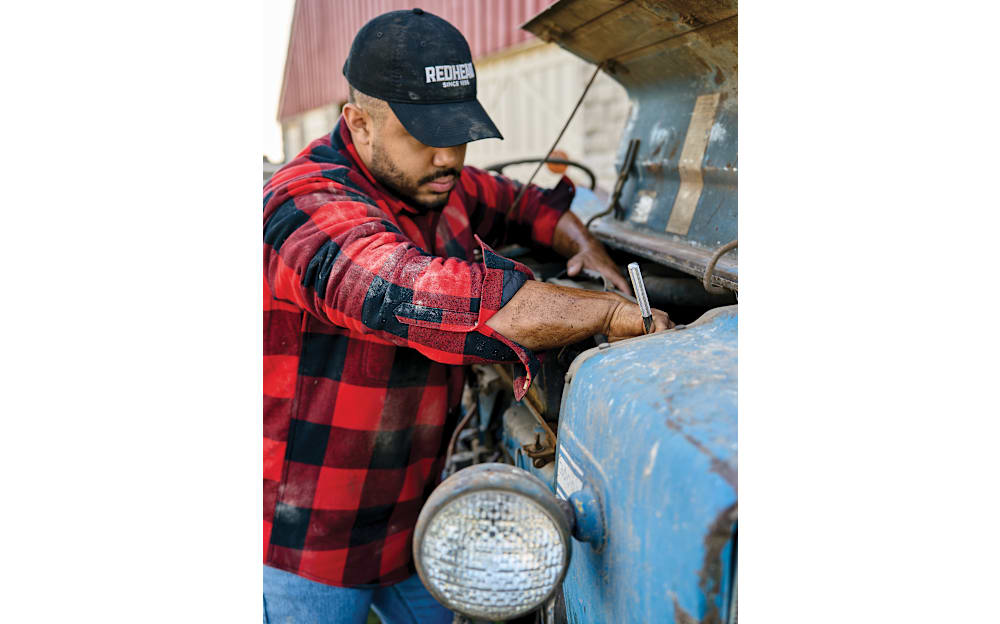 RedHead Sherpa-Lined Plaid Long-Sleeve Shirt