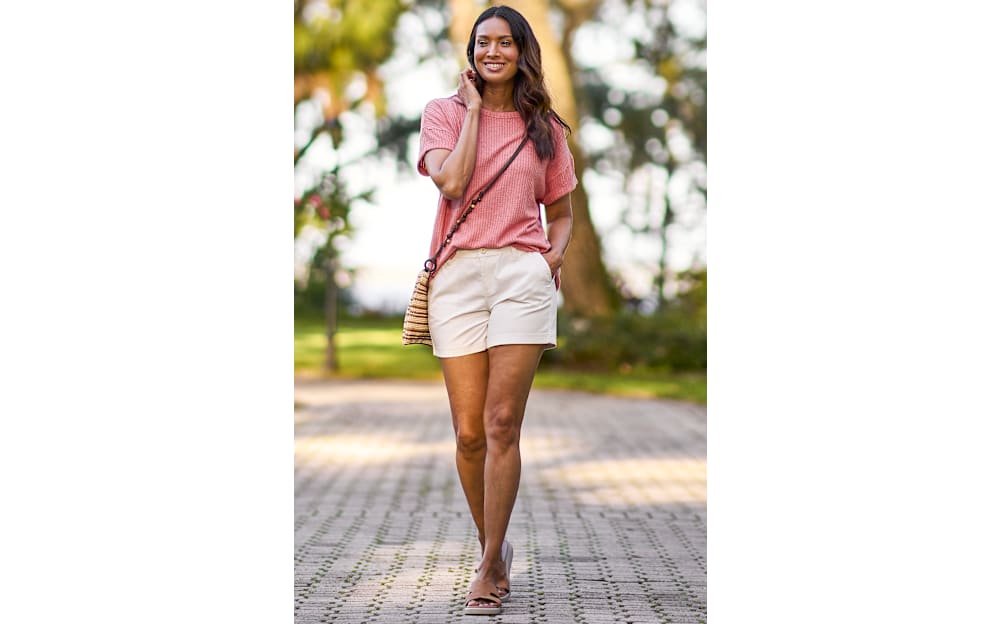 Natural Reflections Spring Valley Twill Shorts for Ladies