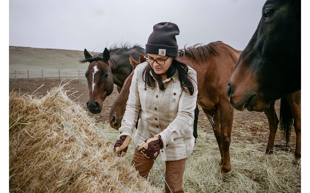 Carhartt Loose-Fit Twill Shirt Jacket for Ladies