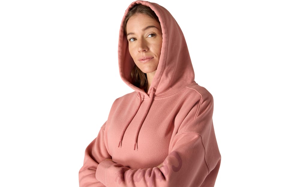 Carhartt Oversized Fit Midweight Hooded Graphic Long-Sleeve Sweatshirt for Ladies